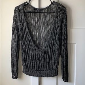 CALVIN KLEIN Women’s Chunky Knit Cut-Out Jumper Sweater